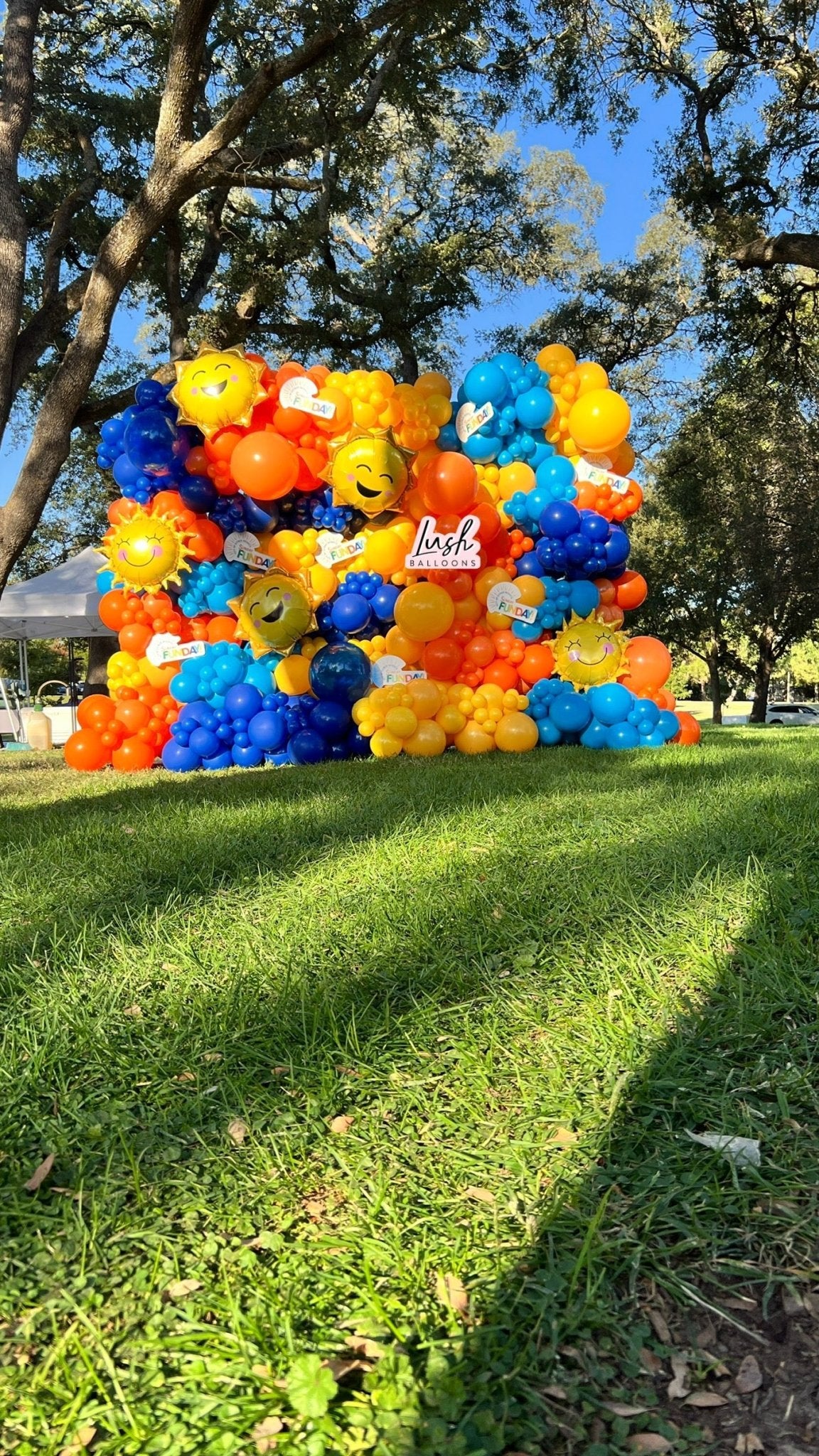 Extra Lush Organic Balloon Wall - Lush Balloons