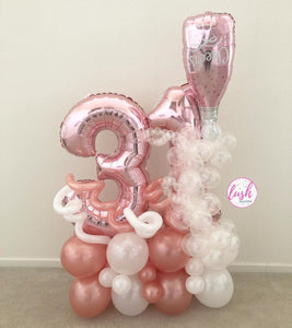Bubbly Champagne Balloon Bouquet - Lush Balloons