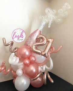 Petitie Bubbly Champagne Bouquet - Lush Balloons