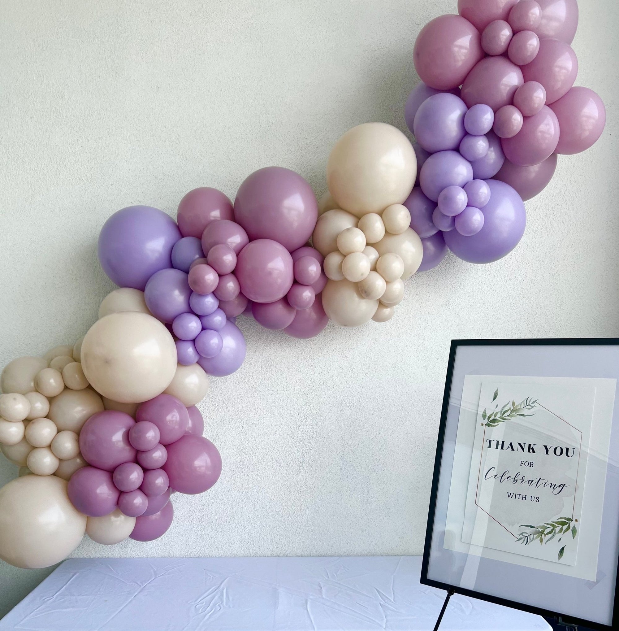 DFY (Done For You) Organic Balloon Garland - Lush Balloons