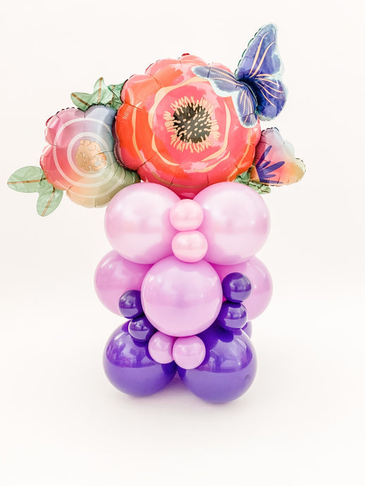 Butterfly & Floral Balloon Bouquet - Lush Balloons