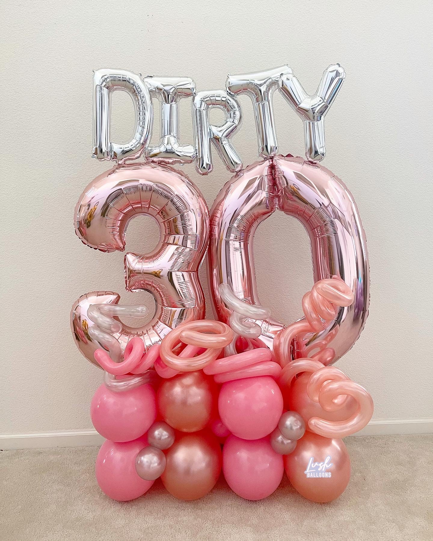 Dirty 30 Birthday Bouquet🥳 – Lush Balloons