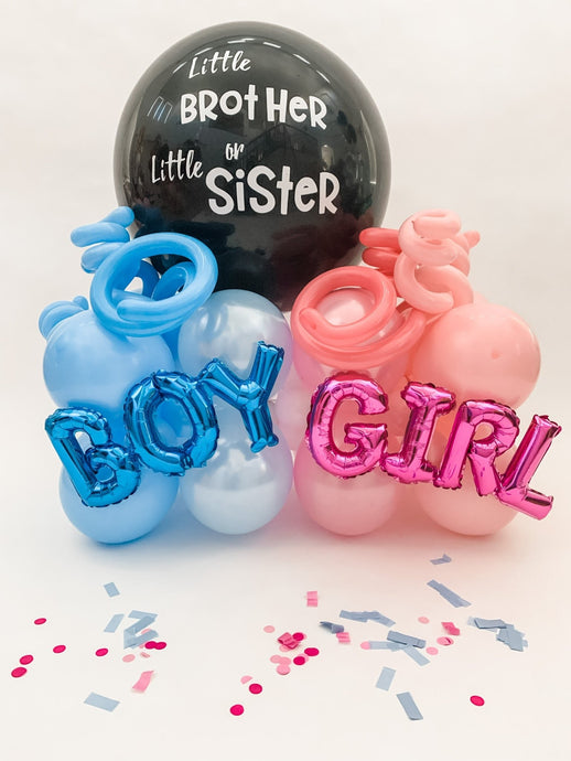 Gender Reveal Balloon Bouquet | Boy or Girl!? - Lush Balloons