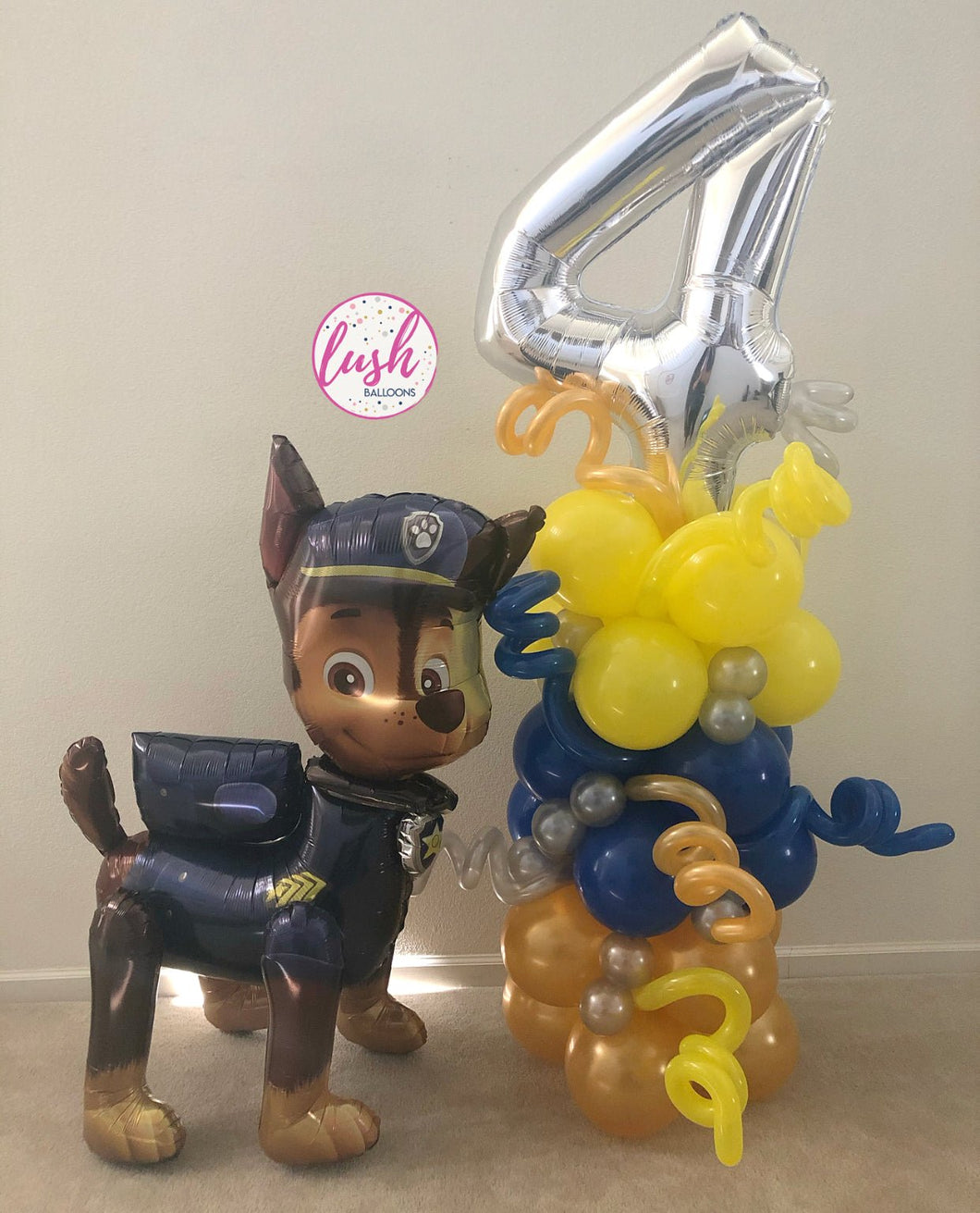 MEGA Paw Patrol Chase Bouquet 🐕 - Lush Balloons