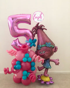 MEGA Poppy Trolls Balloon Bouquet 🎶 - Lush Balloons