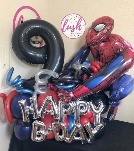 MEGA Spiderman Bouquet 🕸 - Lush Balloons